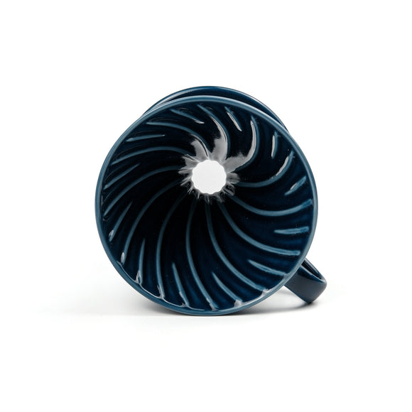 HARIO V60 - Filterhalter Keramik blau navy