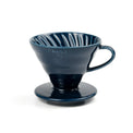 HARIO V60 - Filterhalter Keramik blau navy